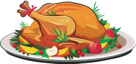 turkey dinner clipart